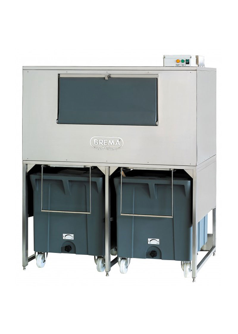 وحدة تخزين الثلج المركزي ذو العجلات - Brema RB Double Roller Bin 500