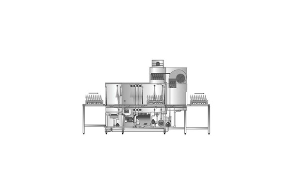 Hobart - CS-E-A-13 L / R - آلة غسيل الأطباق المزدوجة من هوبارت