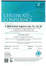 S2000 OHSAS 18001 kalite sertifikası